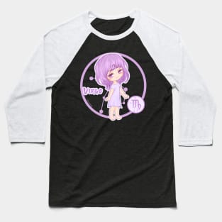 Chibi Zodiac Virgo Baseball T-Shirt